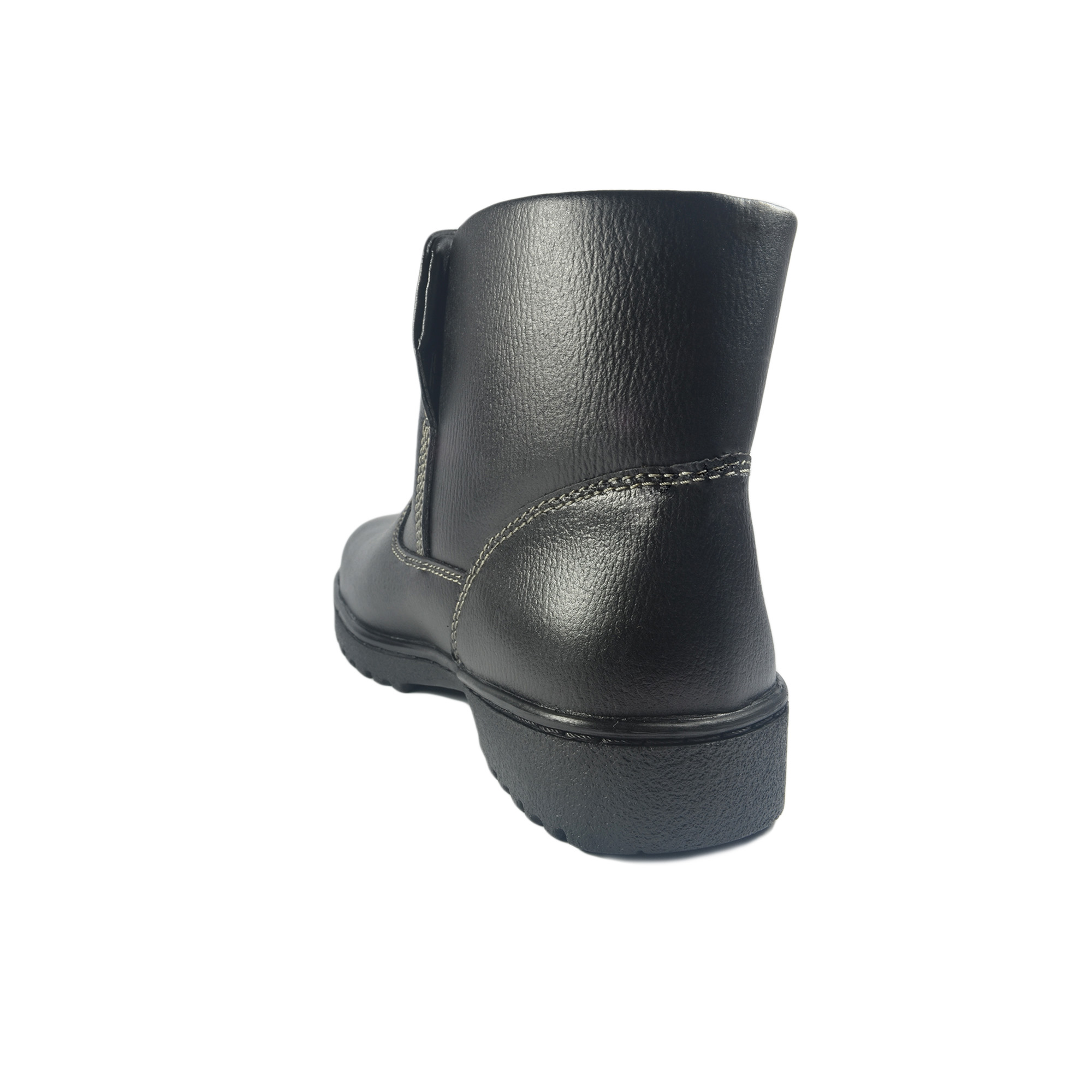 Walk About® Slipon Safety ankle boots with Buffalo leather (6915 Black 039 SB P HRO)